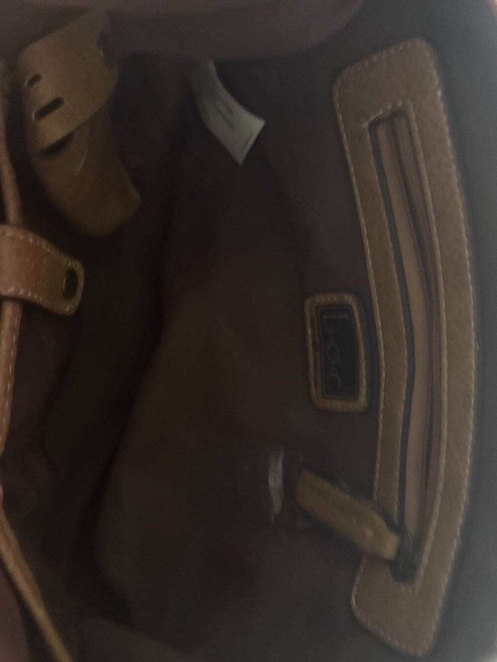 BOC Born Concept Brown Faux Leather Hobo Style Shoulder Bag Adjustable Straps - Picture 6 of 6